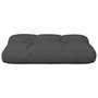 Voir la diapositive 5 : VIDAXL Coussin de palette noir 50x40x12 cm tissu