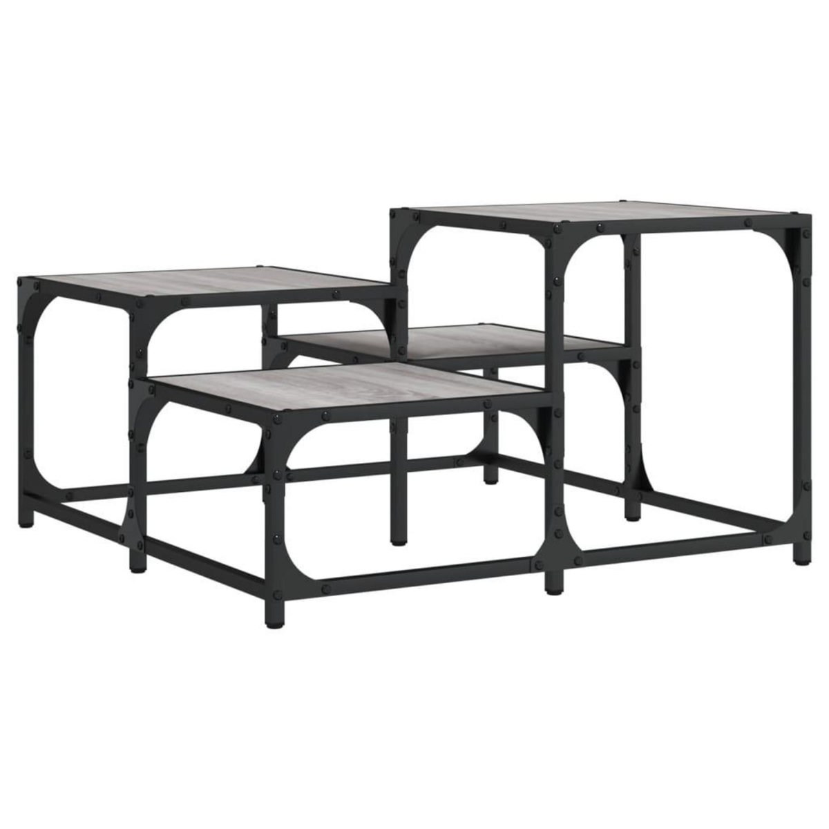 VIDAXL Table basse sonoma gris 68x68x40 cm bois d'ingenierie