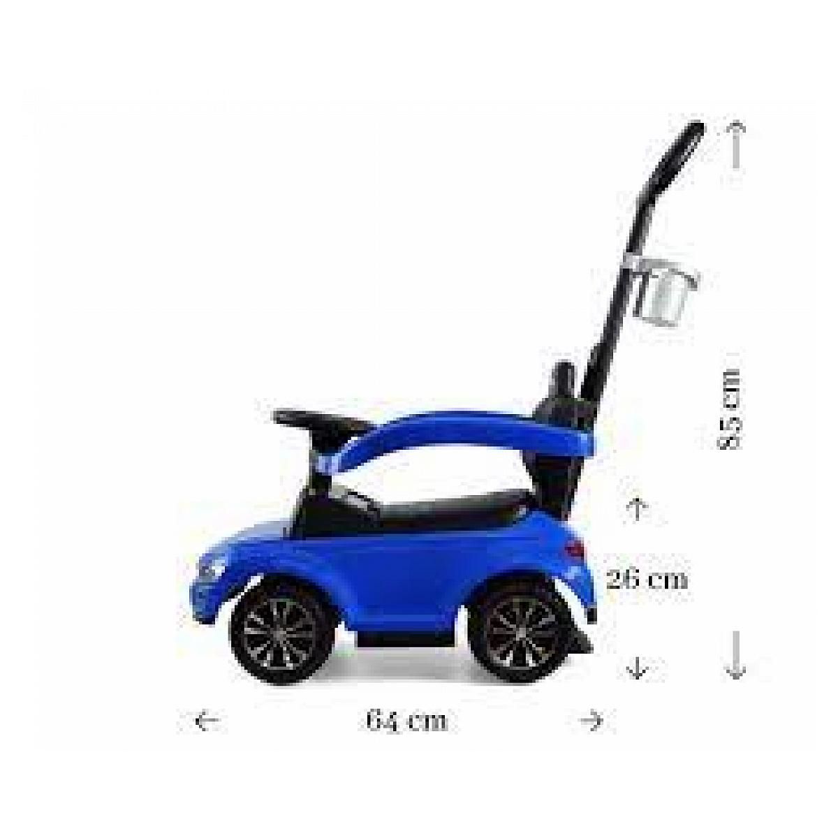 MILLY MALLY Porteur avec barre de poussée VOLKSWAGEN T-ROC Bleu