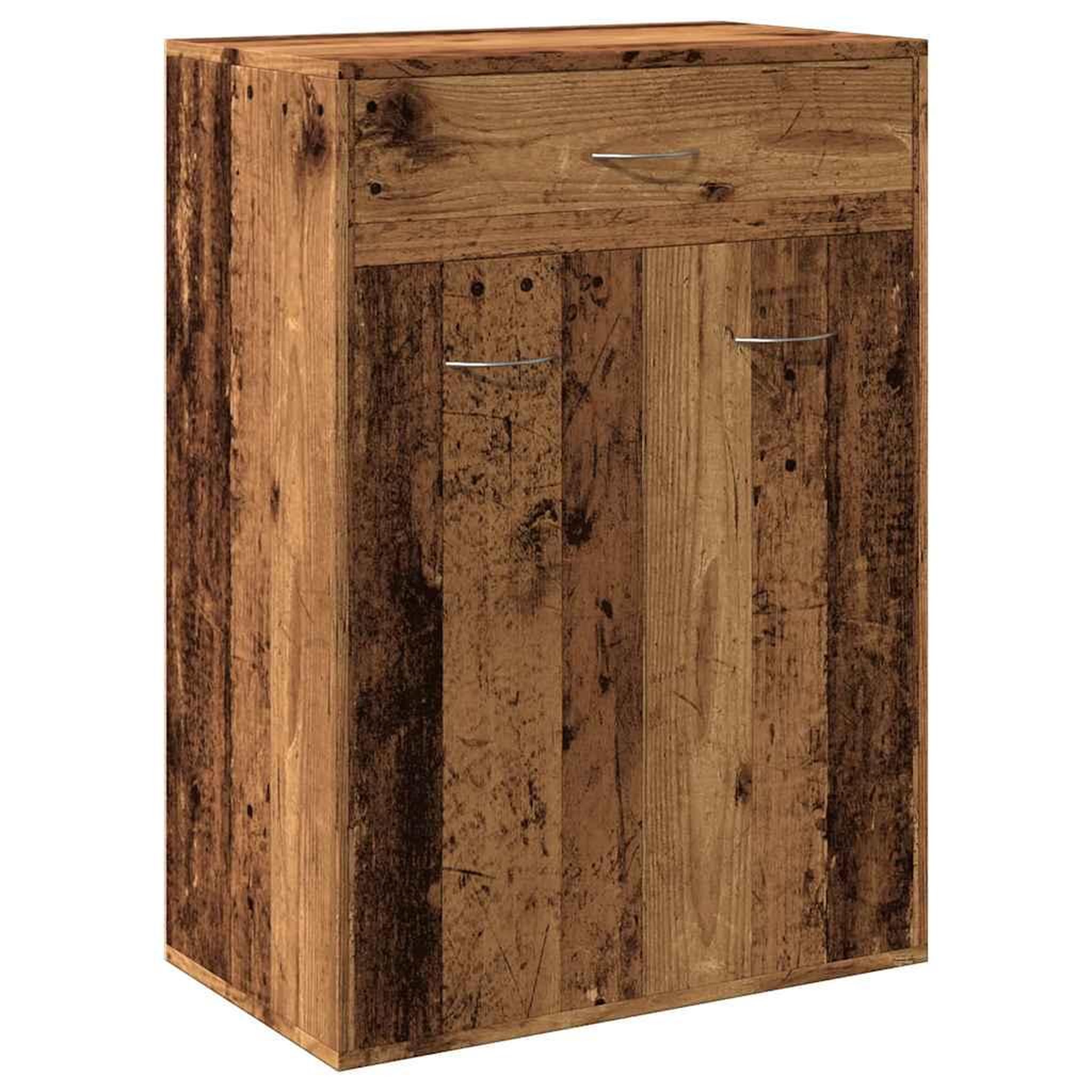 Voir la diapositive 2 : VIDAXL Armoire a chaussures vieux bois 60x35x84 cm bois d'ingenierie
