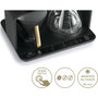 Voir la diapositive 5 : Melitta Cafetière filtre EPOS avec broyeur intégré Schwarz-Gold