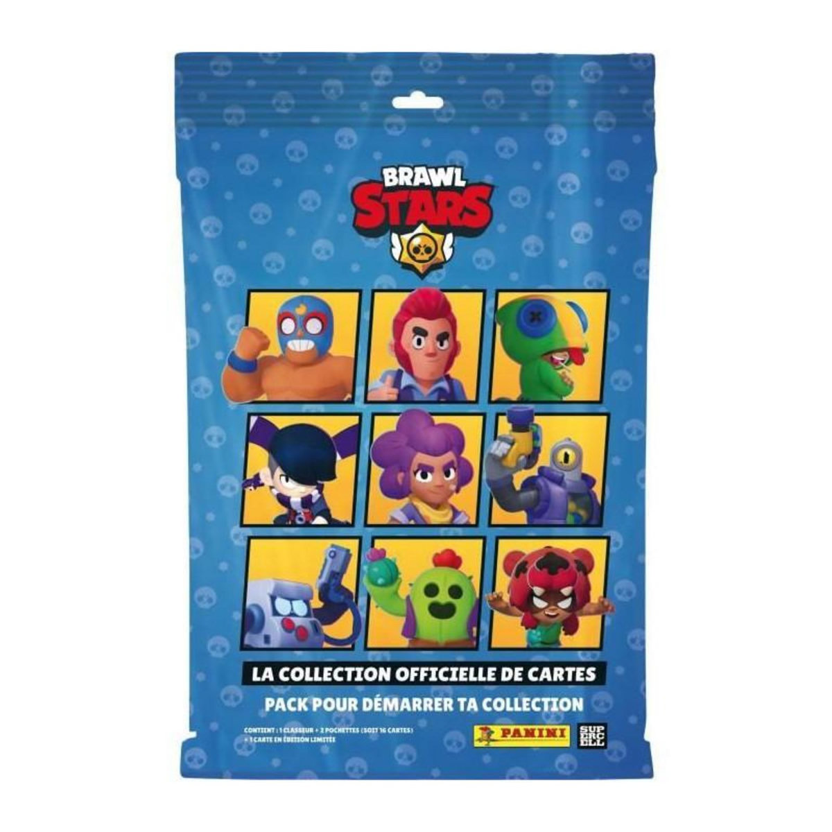 Panini Pack de démarrage - PANINI - BRAWL STARS TC - Classeur + 2 pochettes - 1 carte édition limitée - 16 cartes