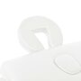 Voir la diapositive 3 : VIDAXL Table de massage pliable a 2 zones 10 cm d'epaisseur Blanc