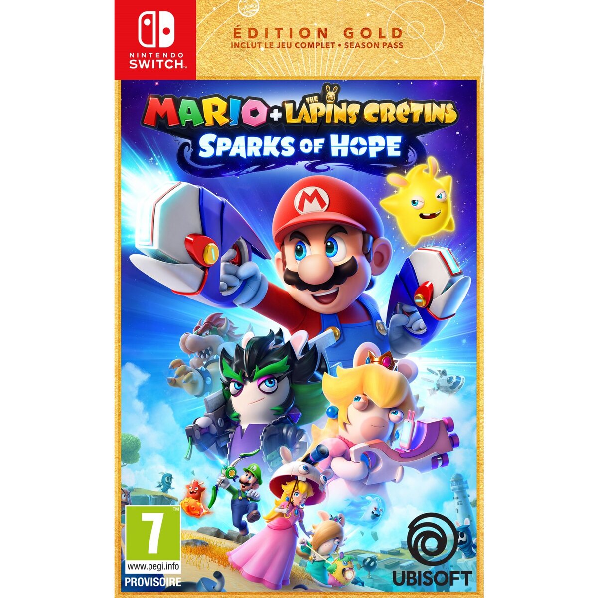 Mario + The Lapins Crétins Sparks of Hope Gold Nintendo Switch