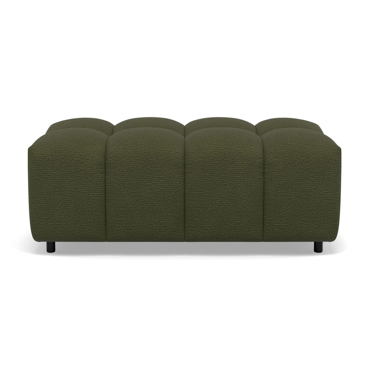 LISA DESIGN Adelaide - pouf en tissu texturé