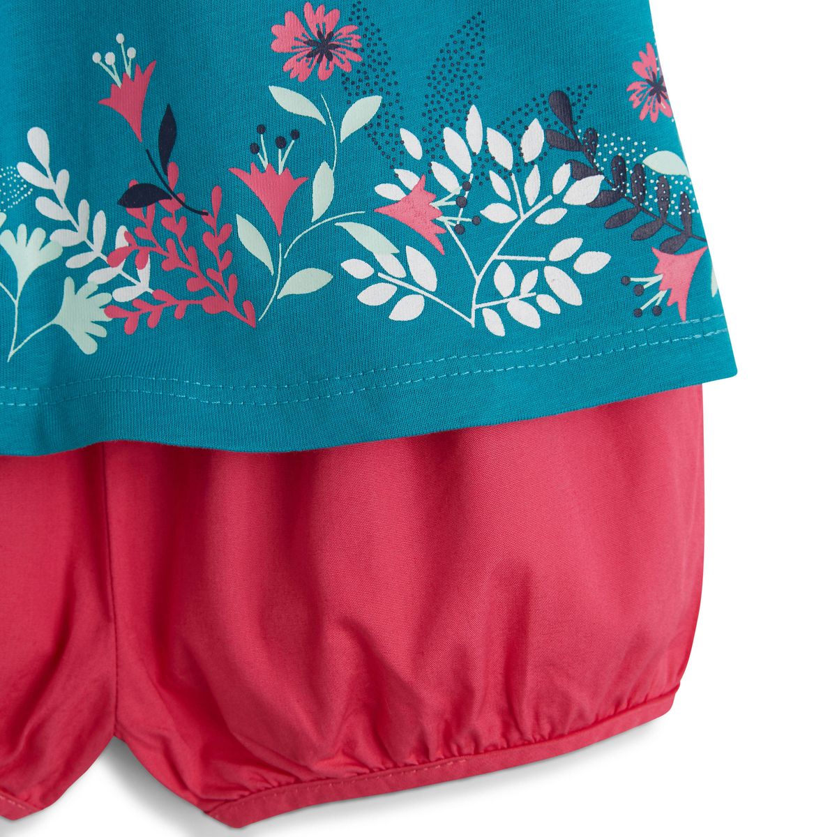 INEXTENSO Ensemble t-shirt manches courtes + short bébé fille