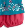 Voir la diapositive 2 : INEXTENSO Ensemble t-shirt manches courtes + short bébé fille