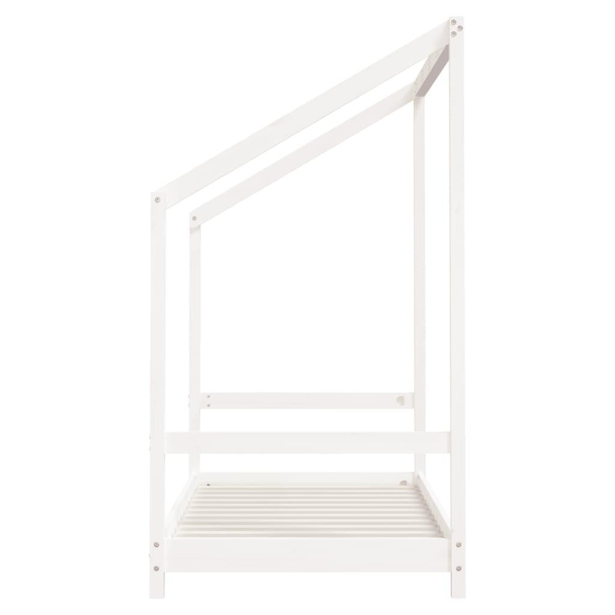 Voir la diapositive 5 : VIDAXL Cadre de lit pour enfant blanc 80x160 cm bois de pin massif