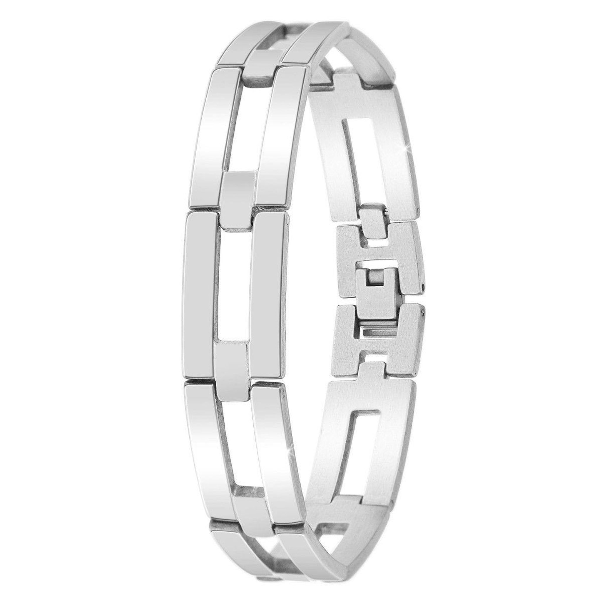 SC CRYSTAL Bracelet homme en acier inoxydable