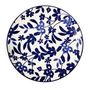 Voir la diapositive 2 : SECRET DE GOURMET Lot de 6 Assiettes Creuses en Porcelaine  Maria  20cm Bleu