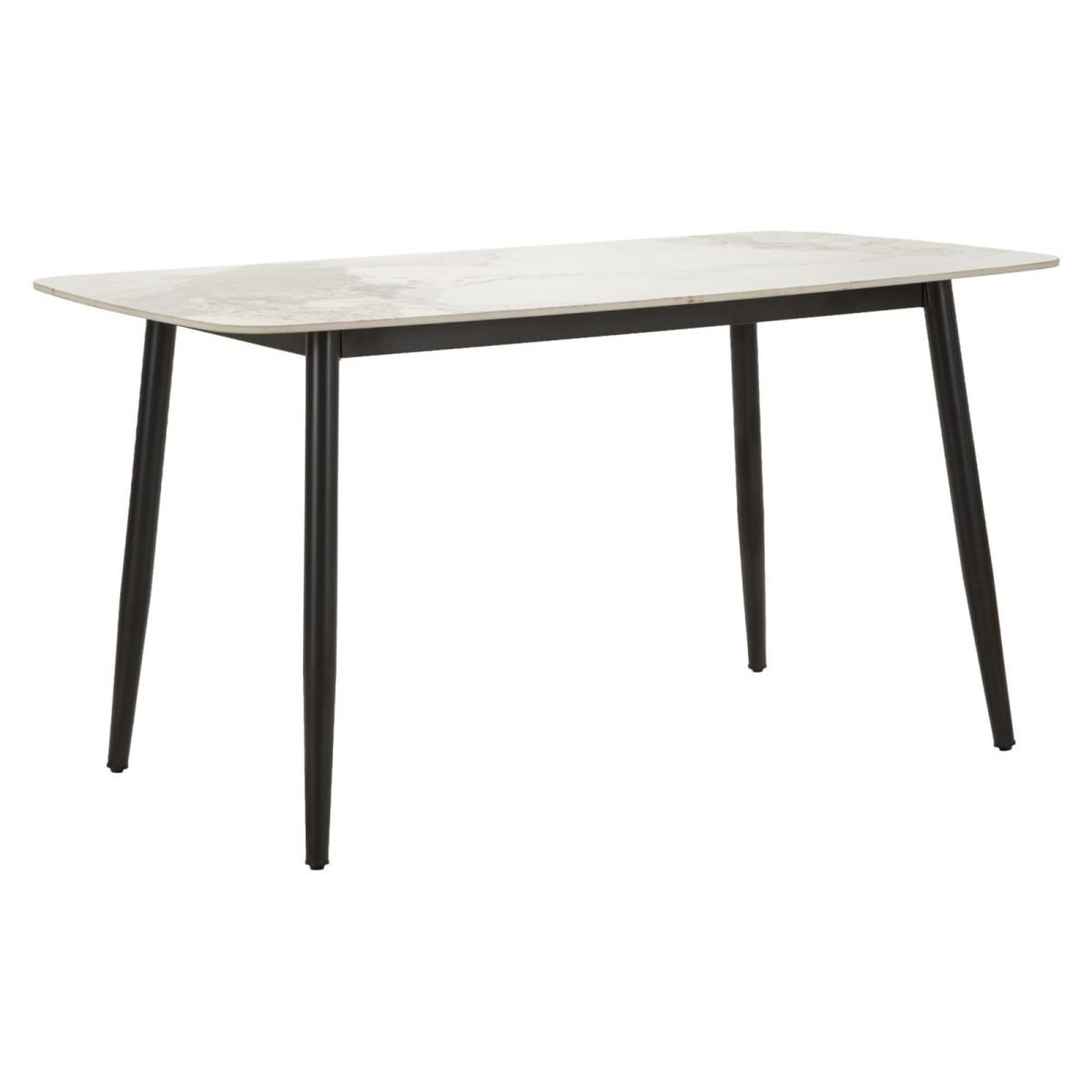 Paris Prix Table salle à manger  josh  138cm noir & blanc