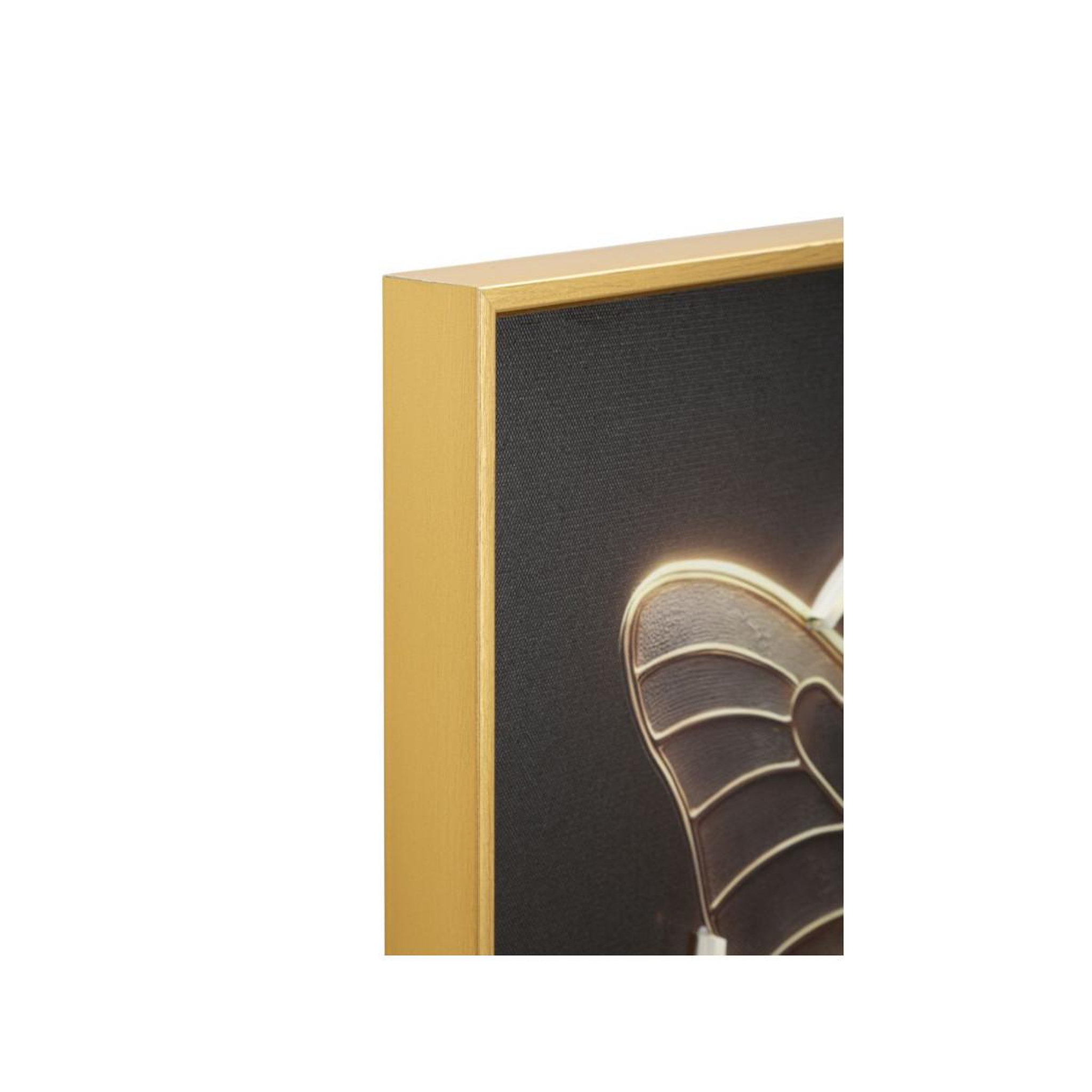 Voir la diapositive 3 : Paris Prix Tableau Imprimé à LED  Butterfly  50x50cm Multicolore
