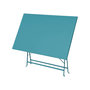 Voir la diapositive 3 : SWEEEK Table de jardin bistrot pliable - Emilia rectangle - Table rectangle 110x70cm en acier thermolaqué