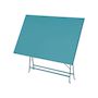 Voir la diapositive 3 : SWEEEK Table de jardin bistrot pliable - Emilia rectangle - Table rectangle 110x70cm en acier thermolaqué