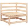 Voir la diapositive 4 : VIDAXL Canapes d'angle de jardin 2 pcs 70x70x67 cm bois de pin massif
