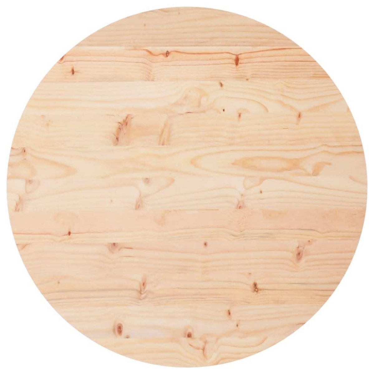 VIDAXL Dessus de table rond Ø60x3 cm bois de pin massif