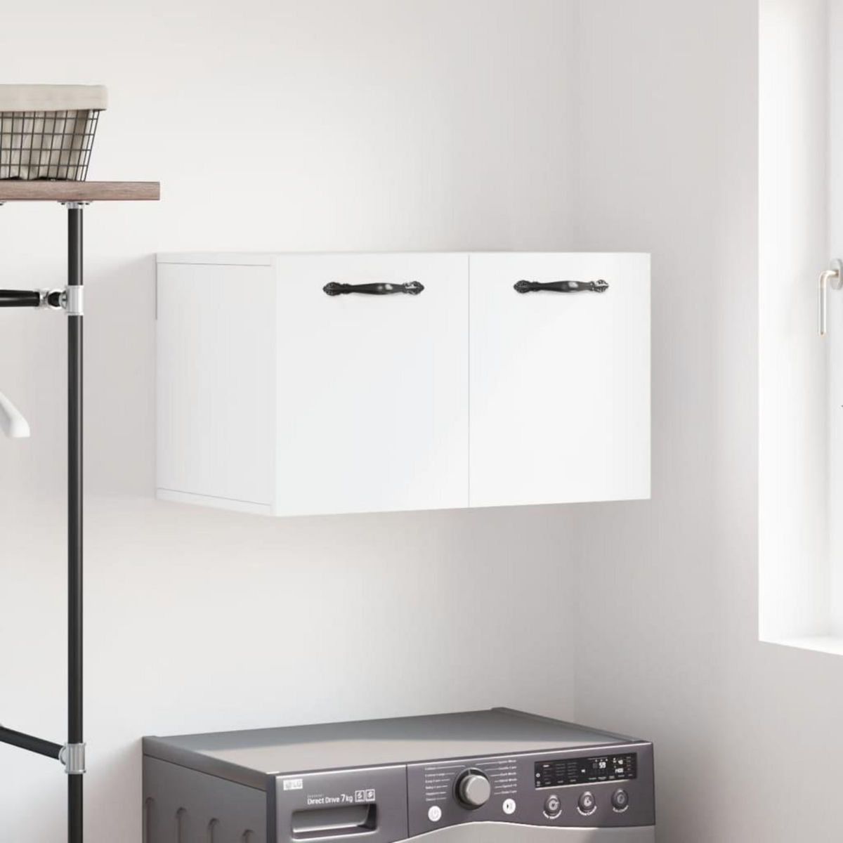 VIDAXL Armoire murale Blanc 60x36,5x35 cm Bois d'ingenierie