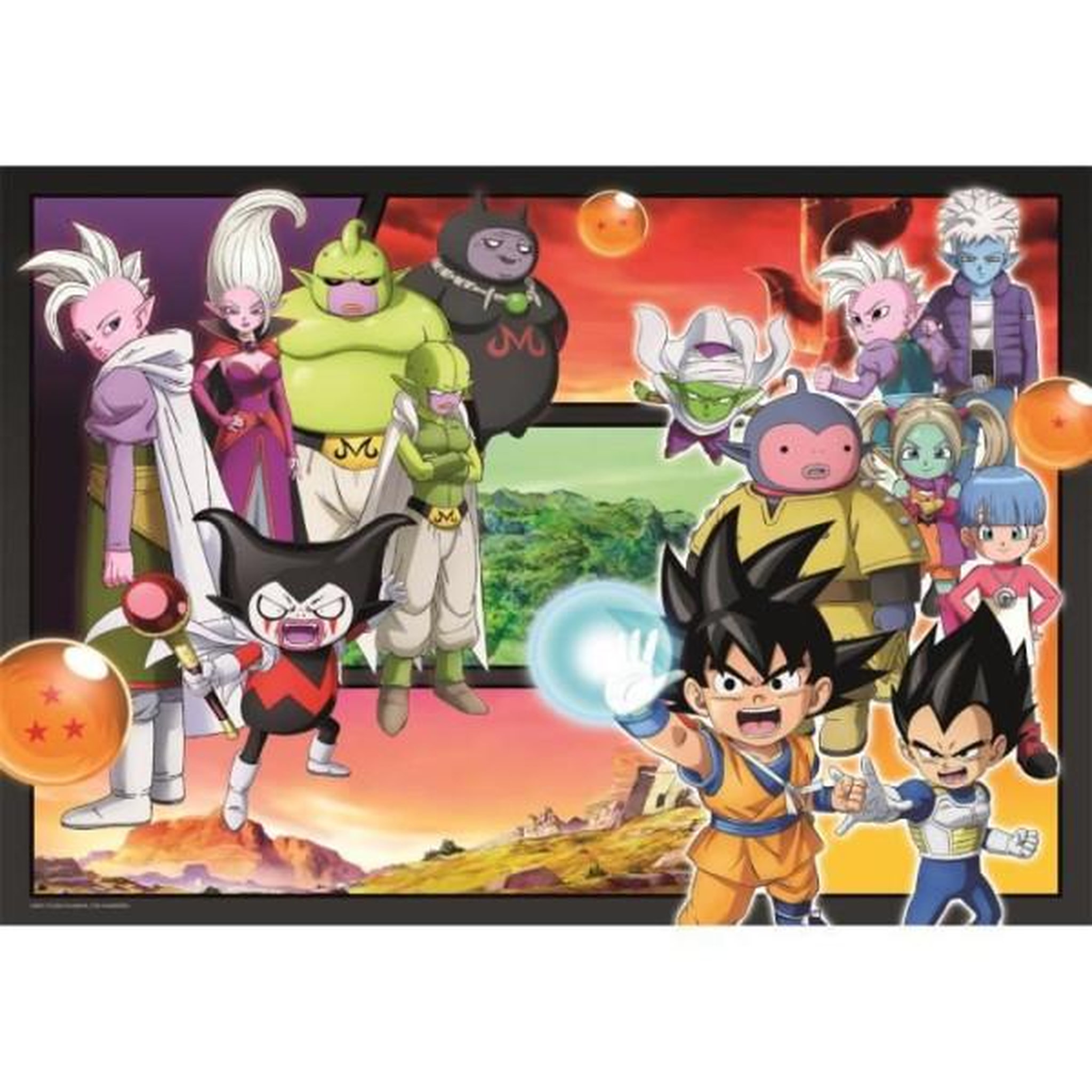 Voir la diapositive 2 : CLEMENTONI Clementoni - cube 500 pieces - dragon ball daima