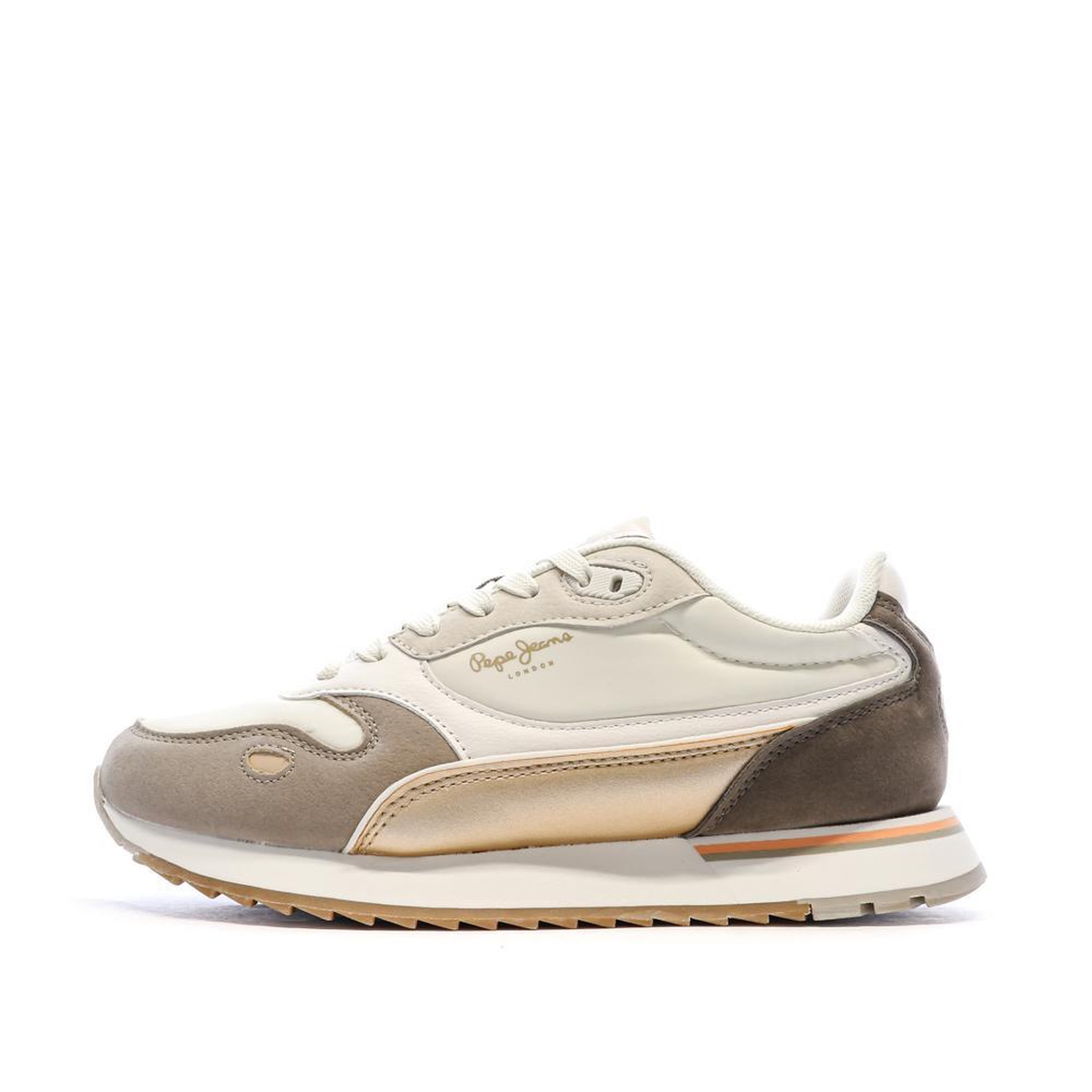 Pepe Jeans Baskets beige femme pepe jeans bexley city. Coloris disponibles : Beige