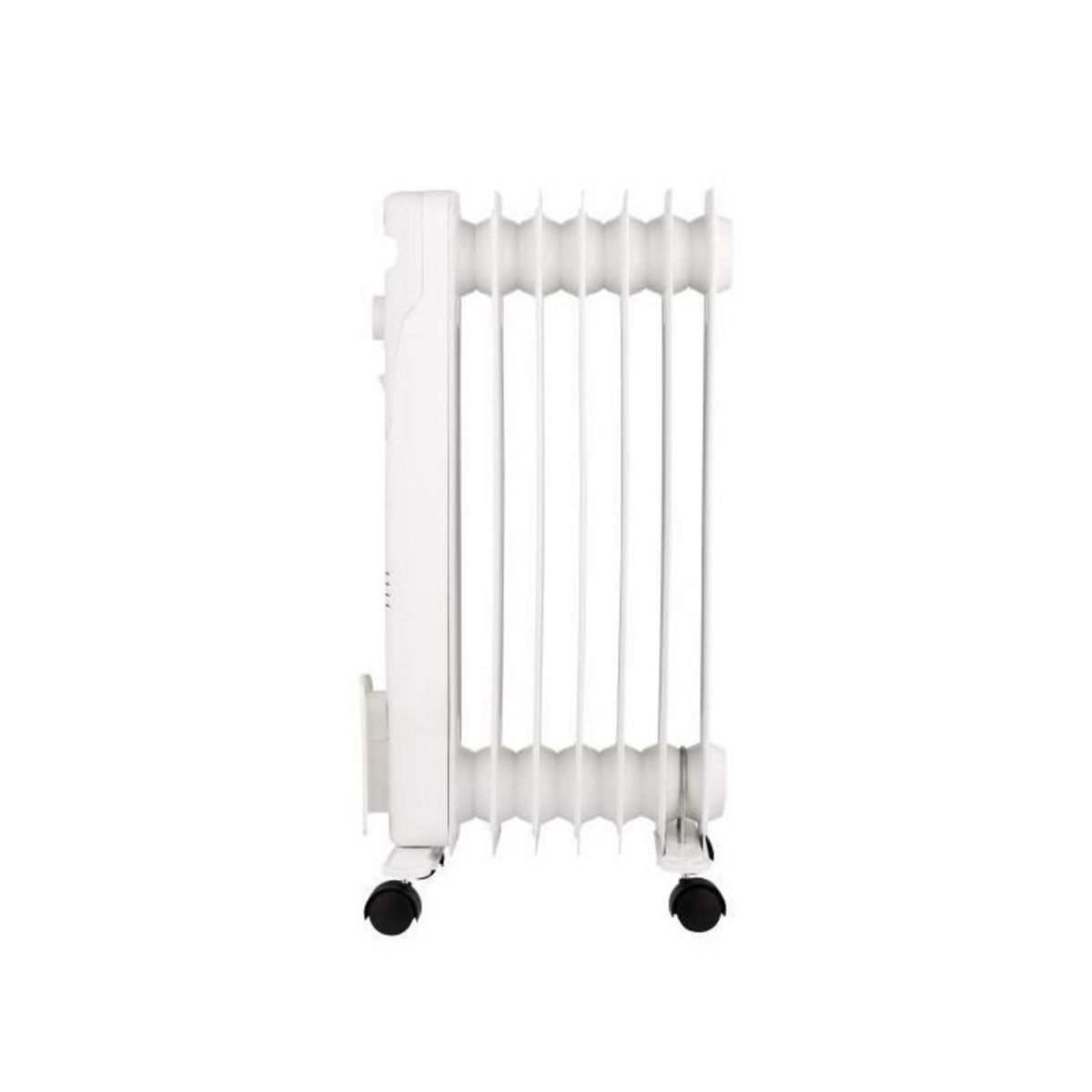 OCEANIC Radiateur électrique bain d'huile 1500W OCEANIC - 3 puissances - 7 éléments - Blanc - Mobile