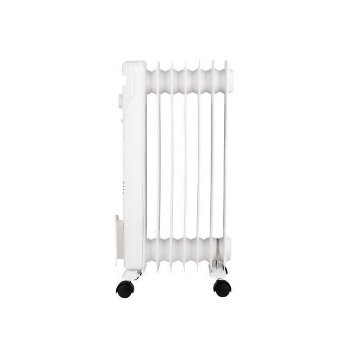 OCEANIC Radiateur électrique bain d'huile 1500W OCEANIC - 3 puissances - 7 éléments - Blanc - Mobile
