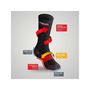 Voir la diapositive 2 : FACOM Lot de 6 Paires de Chaussettes longues de travail homme Red
