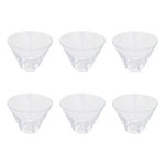 SECRET DE GOURMET Lot de 6 Coupelles Coniques  Japan  40cl Transparent