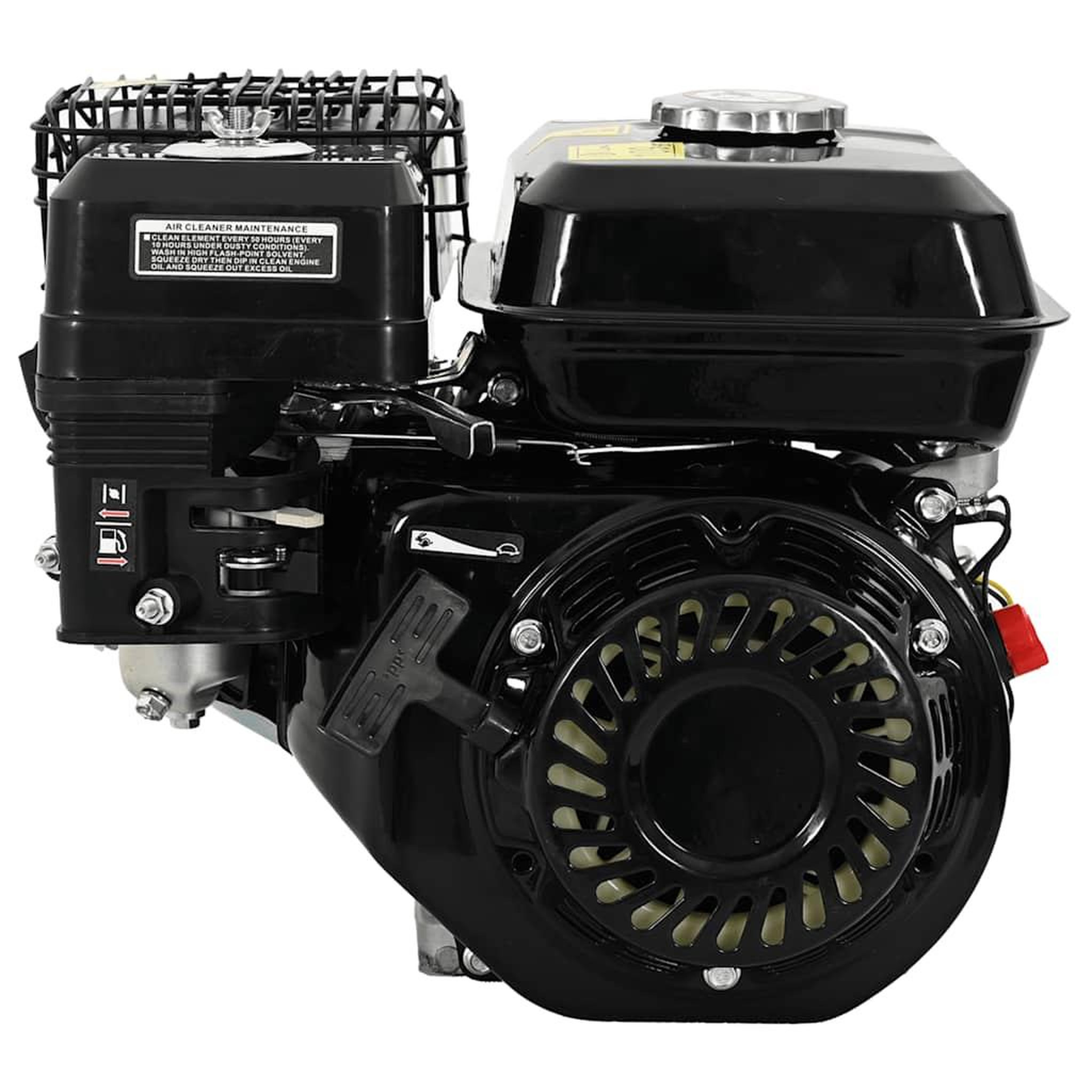 Voir la diapositive 6 : VIDAXL Moteur a essence 6,5 CH 4,8 kW Noir
