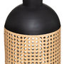 Voir la diapositive 2 : TOILINUX Lot de 2 Vases en cannage Arbela - Hauteur 60,50 cm - Noir