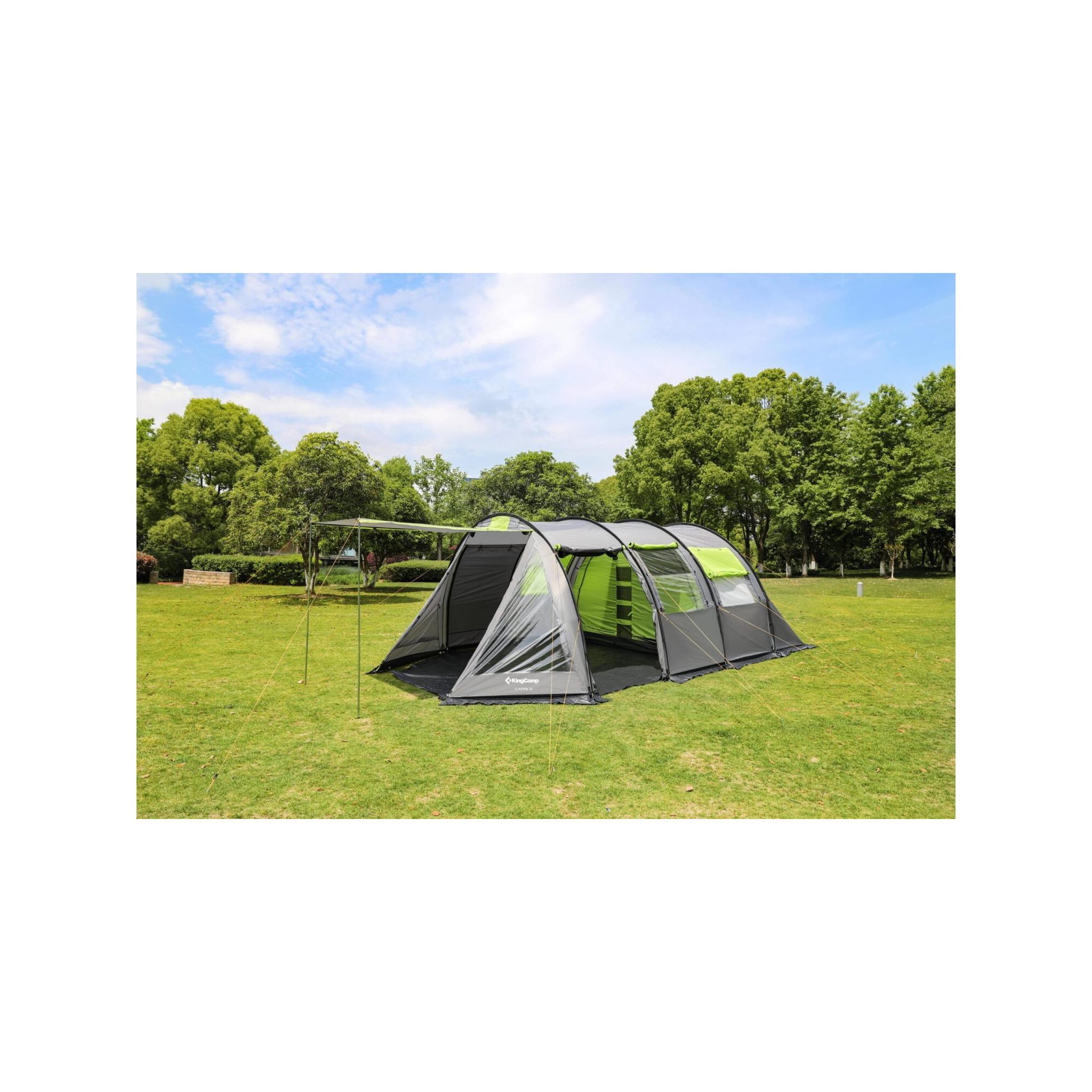 Voir la diapositive 2 : KINGCAMP Tente de camping familiale 4 places capri - kingcamp - dimension : 570 x 320 x 200 cm