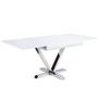 Voir la diapositive 2 : Paris Prix Table d'Appoint Extensible  Emery  90-180cm Blanc