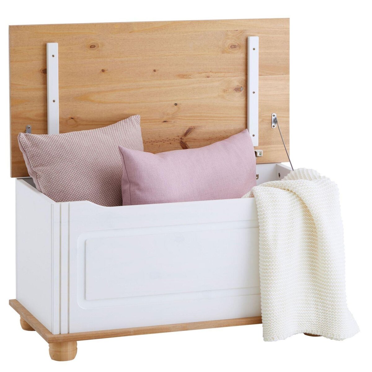 IDIMEX Coffre de rangement BRISTOL en pin massif