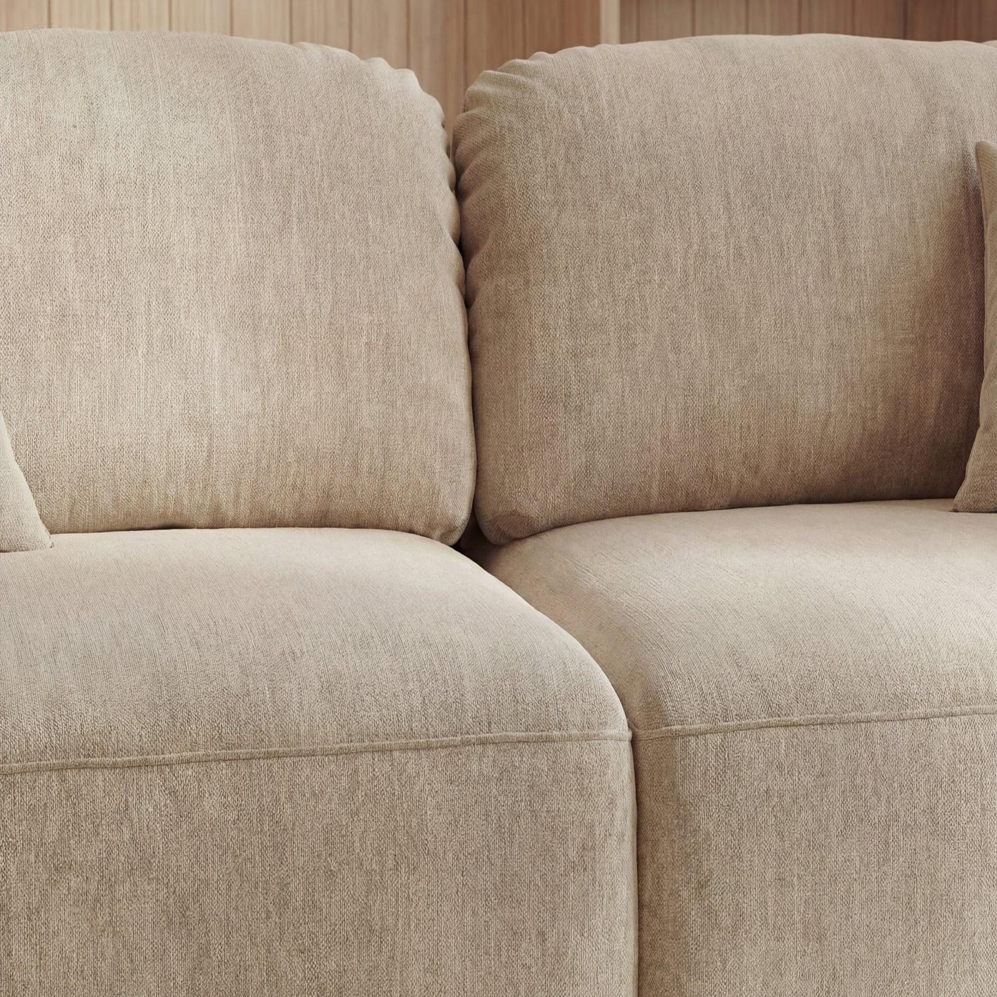 Voir la diapositive 4 : CASANOVA PARIS Chiara - canapé droit convertible tissu velours 3 places
