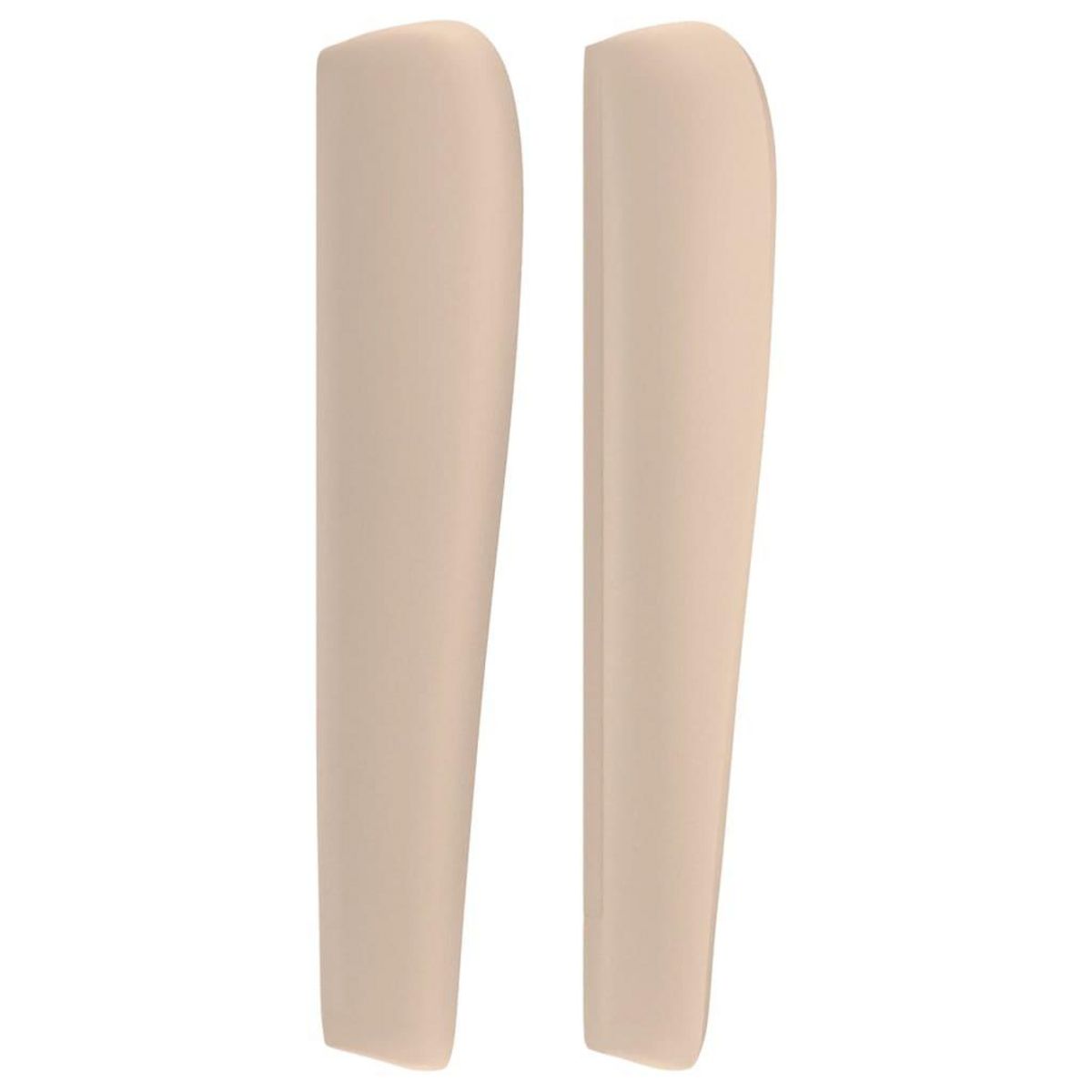 VIDAXL Tete de lit avec oreilles Cappuccino 147x23x118/128 cm