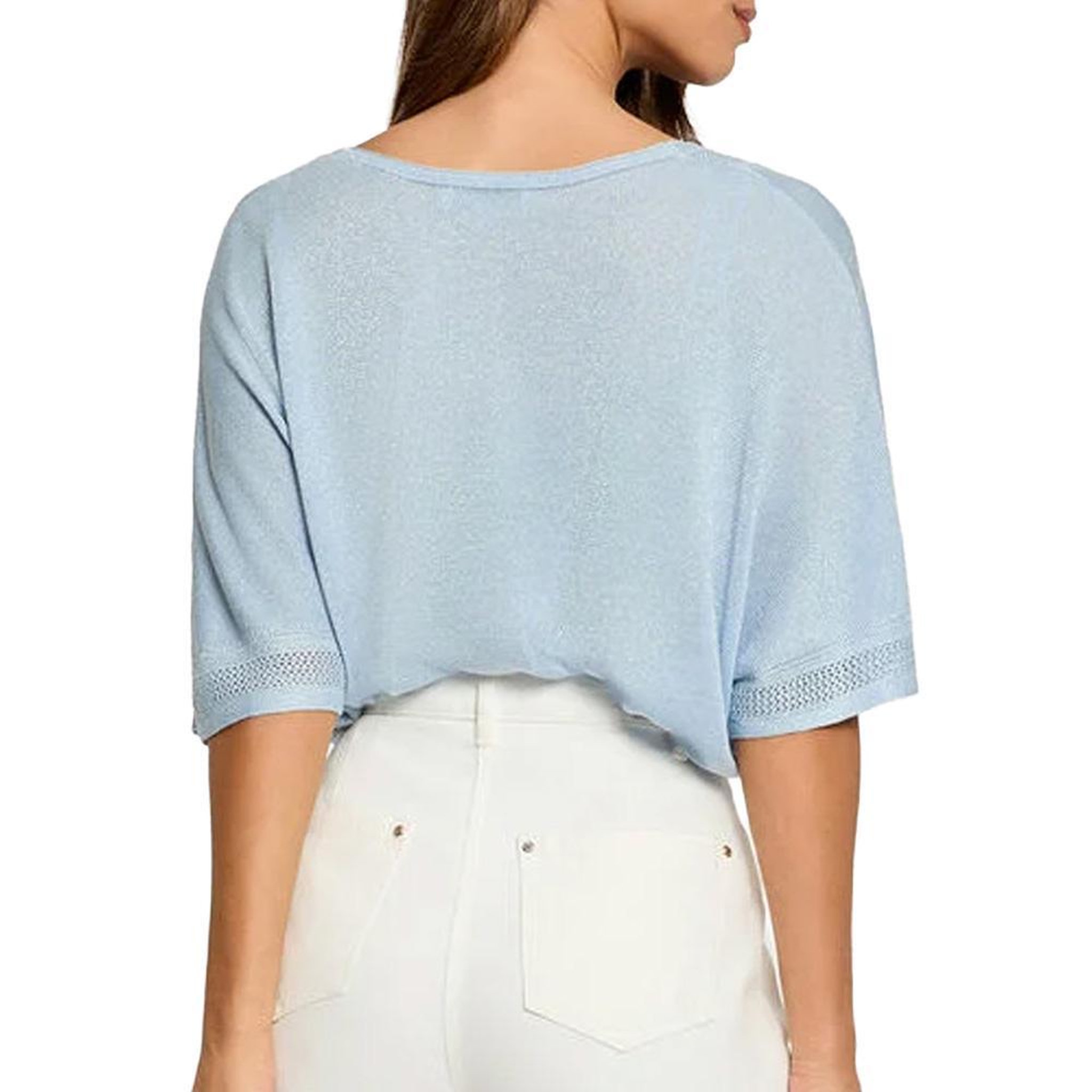 Voir la diapositive 2 : MORGAN Pull Bleu Clair Femme Morgan MCHRIS