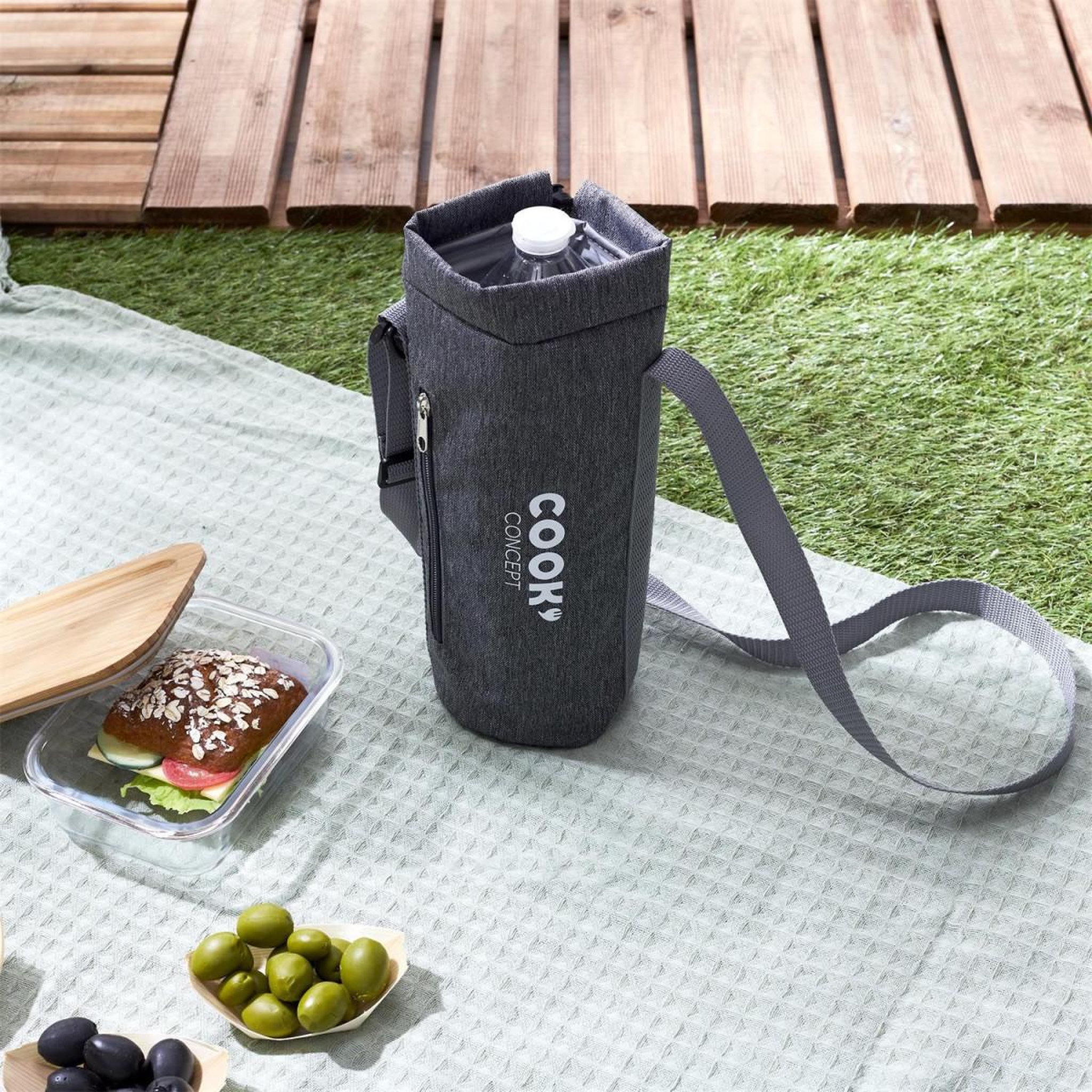 Voir la diapositive 5 : COOK CONCEPT Sac Fraîcheur  Bouteille  1,5L Gris