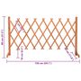 Voir la diapositive 6 : VIDAXL Cloture en treillis de jardin Orange 150x80 cm Bois de sapin