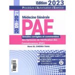 medecine generale pae 2009-2021. annales corrigees des epreuves de verification des connaissances (evc), el cheikh taha rémi