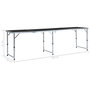 Voir la diapositive 6 : VIDAXL Table pliable de camping Gris Aluminium 240x60 cm