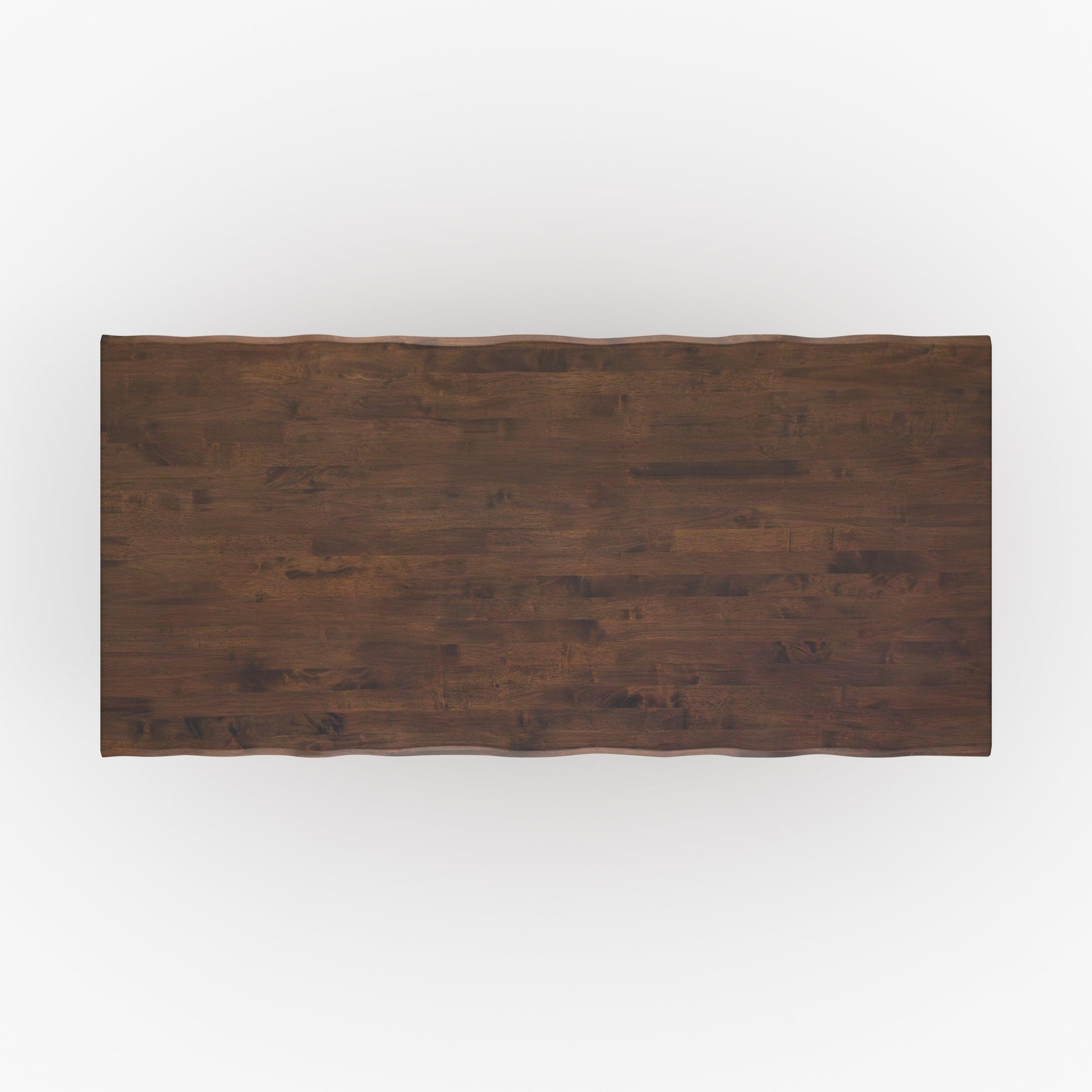 Voir la diapositive 3 : MAISON PAVANE Table rectangulaire en bois d'hévéa massif foncé 8 personnes-Robin