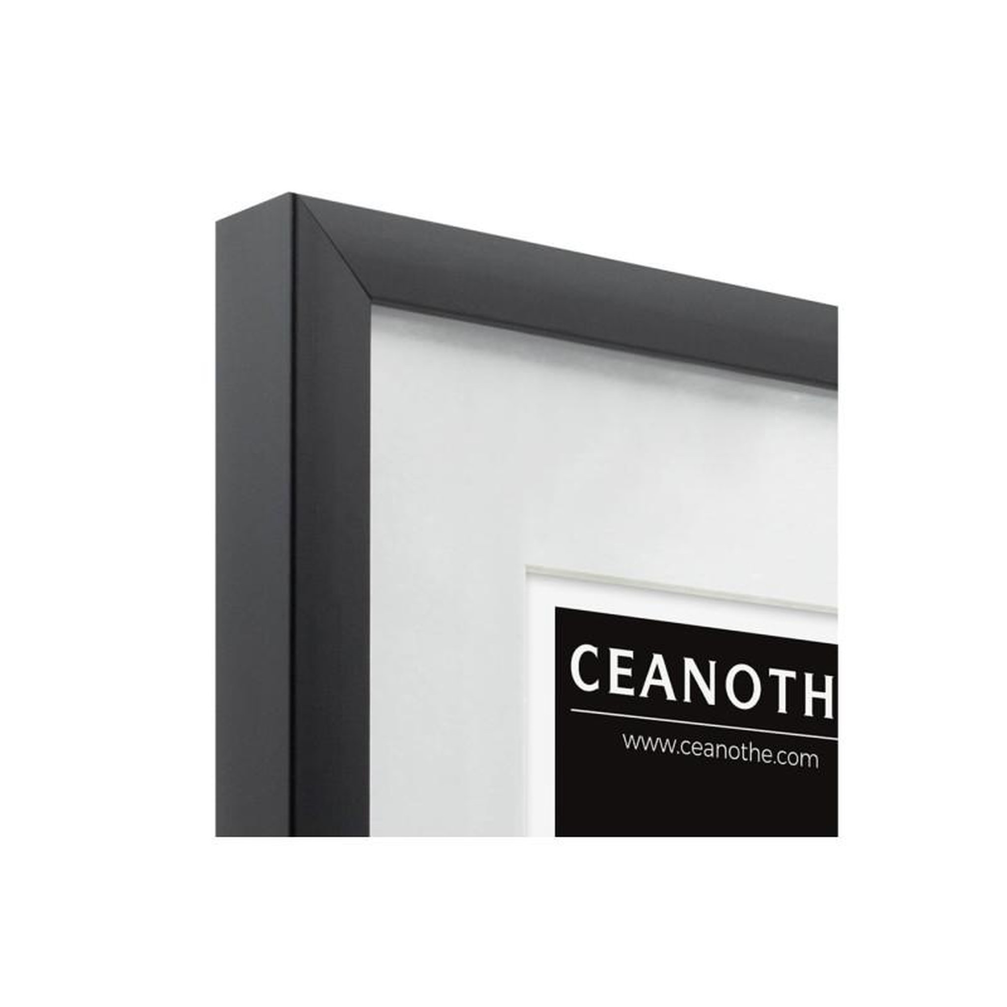 Voir la diapositive 4 : CEANOTHE Cadre Ceanothe CADRE 30X40 OUV 20X30 MILAN NOIR