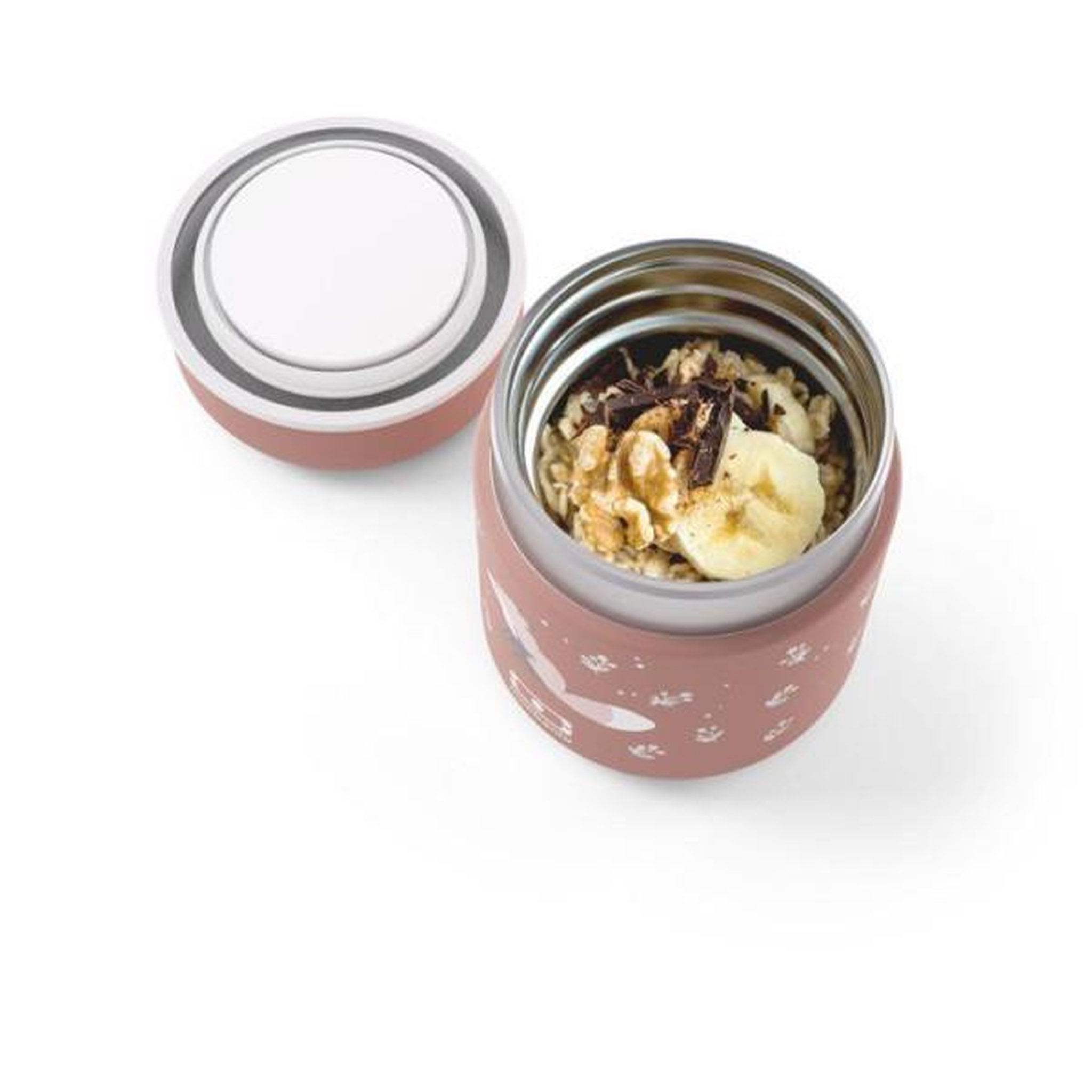 Voir la diapositive 3 : monbento Petite Lunch Box Isotherme - MONBENTO - Boîte repas hermétique - Garde le repas chaud/frais jusqu'a 5h - MB Capsule Fox