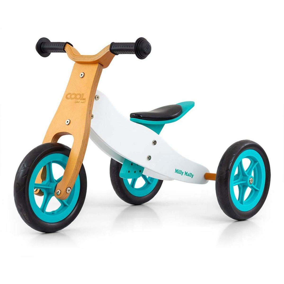 MILLY MALLY Porteur 2-en-1  Cool Classique Menthe