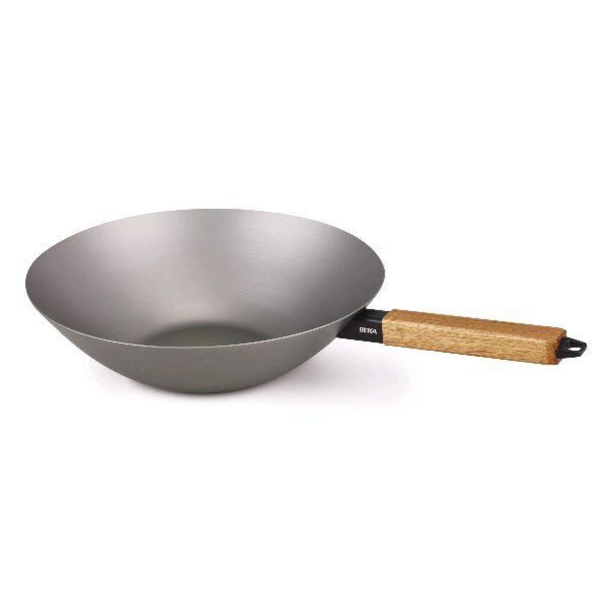 Beka Poêle wok  en acier carbone 20cm gris - 13970244