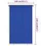 Voir la diapositive 6 : VIDAXL Store roulant d'exterieur 140x230 cm Bleu PEHD