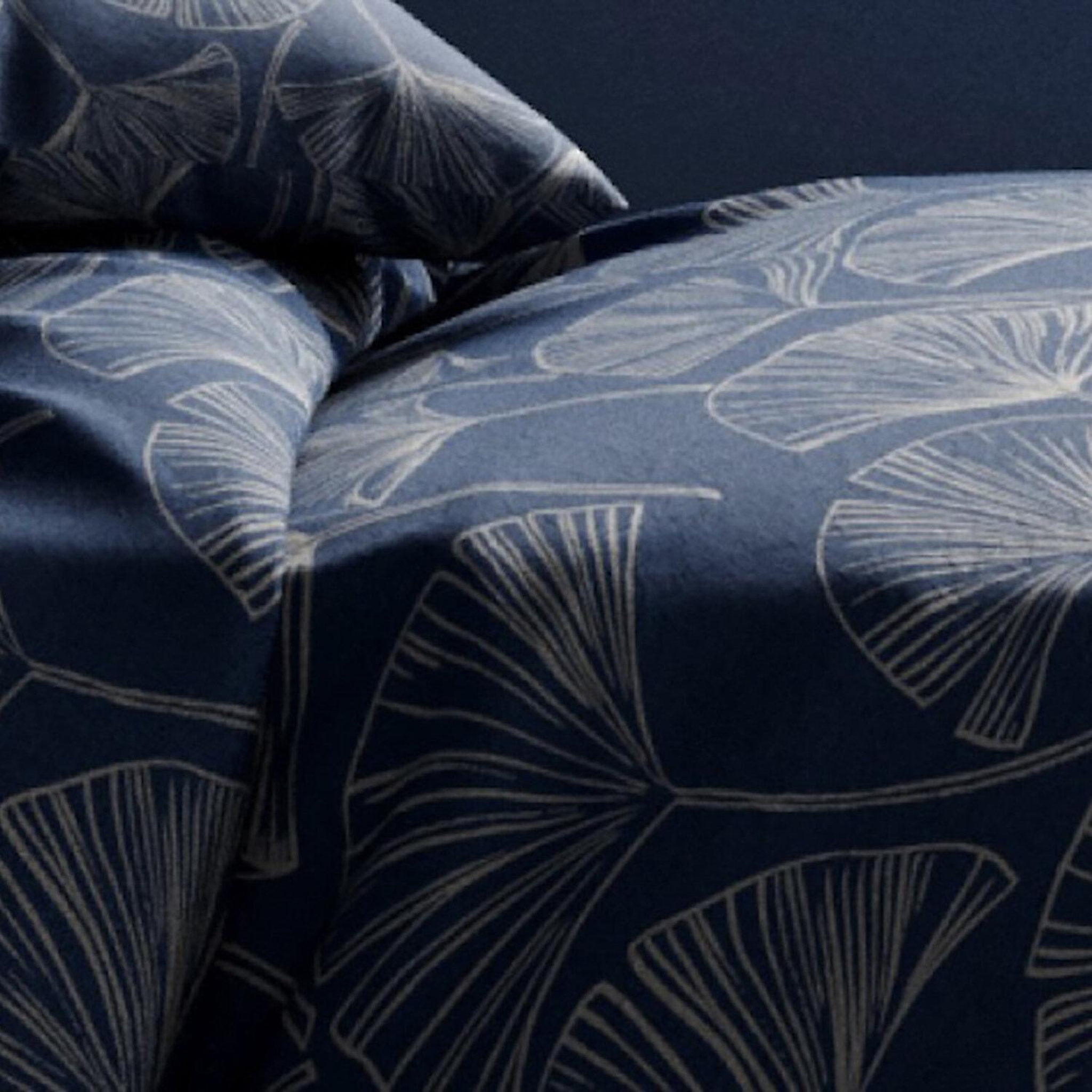 Voir la diapositive 3 : ATELIER DU COTON Parure housse de couette 100% coton 57fils edo