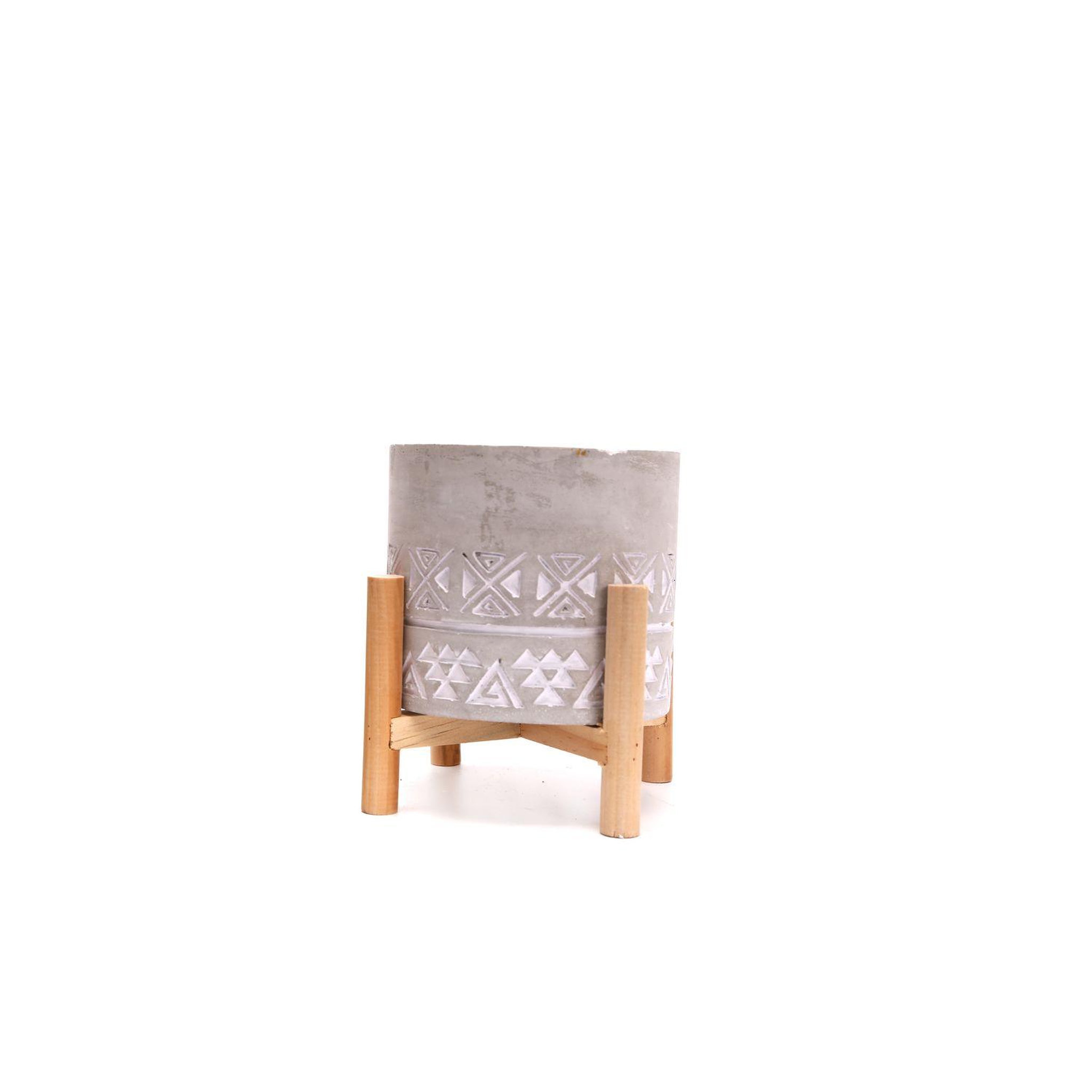 HEART OF THE HOME Bougie en pot sur support Amy