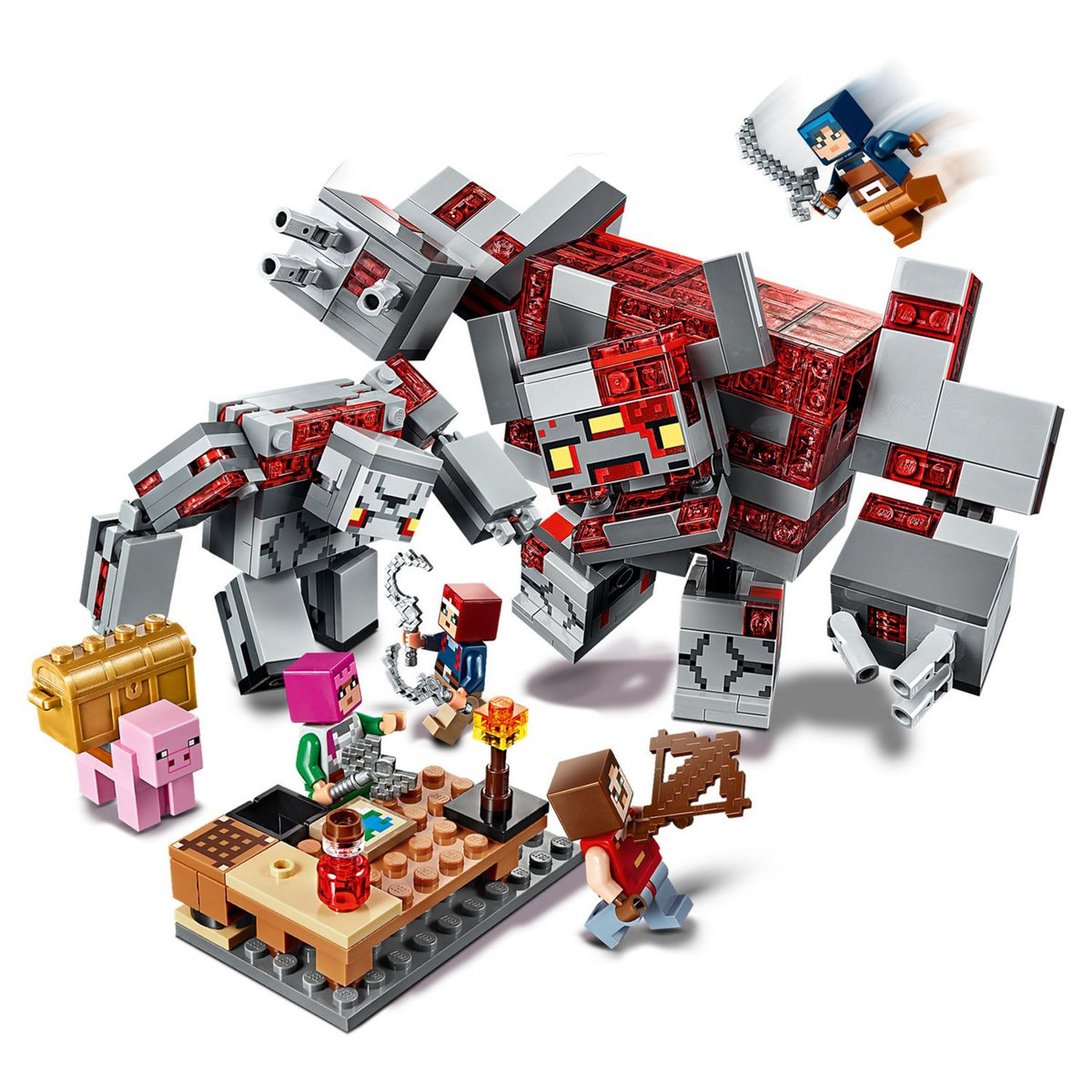 LEGO Minecraft 21163 - La bataille de la Pierre rouge
