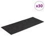 Voir la diapositive 2 : VIDAXL Tapis d'escalier auto-adhesifs 30 pcs anthracite 60x25 cm