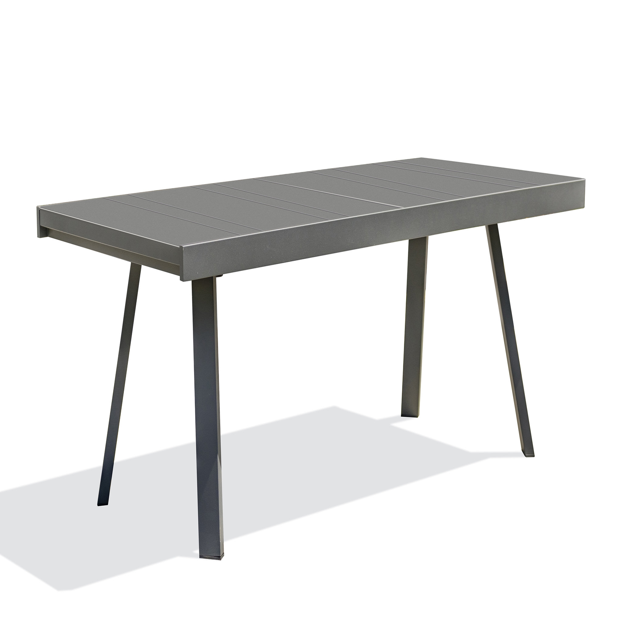 Voir la diapositive 2 : DCB GARDEN Table de jardin - 10/12 places - Aluminium - Gris - STOCKHOLM